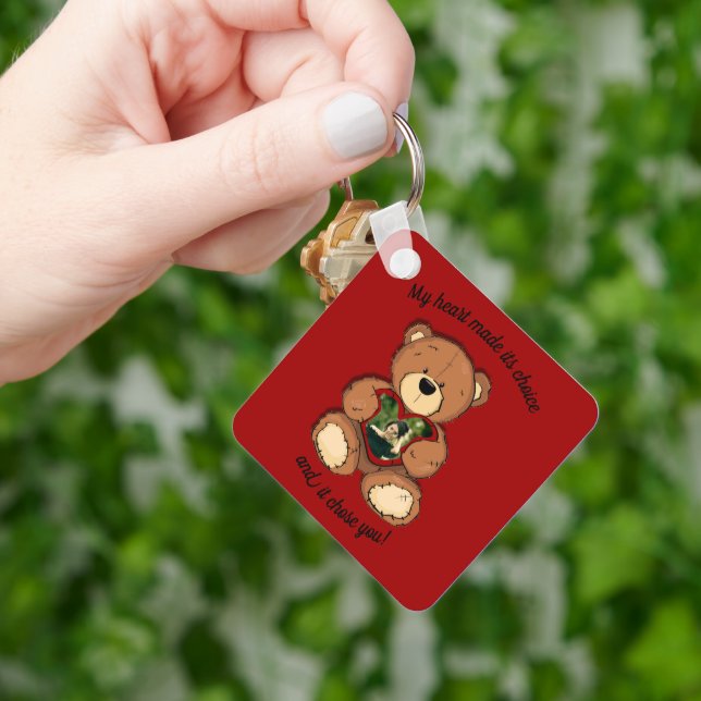 My heart made its choice, key ring (Hand)