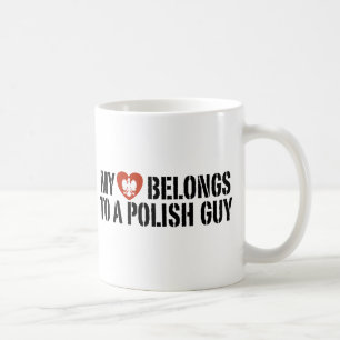 My Heart Polish Guy Coffee Mug