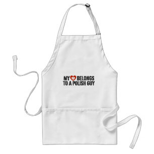 My Heart Polish Guy Standard Apron