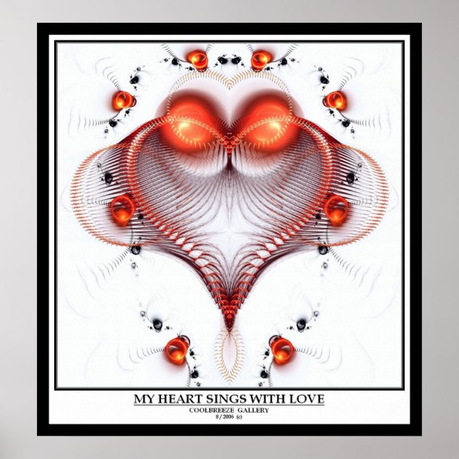 MY HEART SINGS WITH LOVE POSTER (Front)