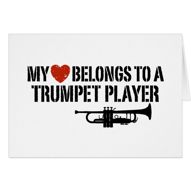 My Heart Trumpet Player (Front Horizontal)
