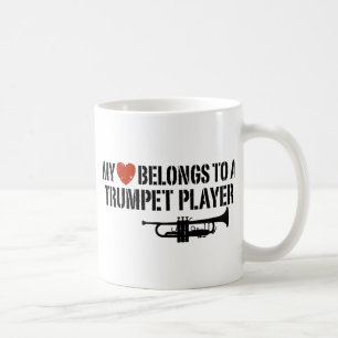 My Heart Trumpet Player Coffee Mug