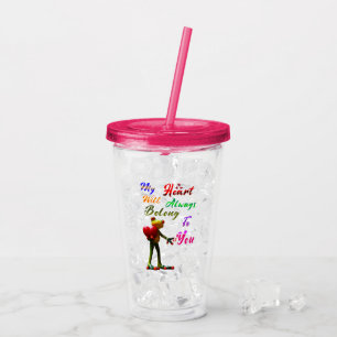 My Heart Will Always Belong To You Acrylic Tumbler
