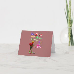 My Heart Will Always Belong To You Thank You Card