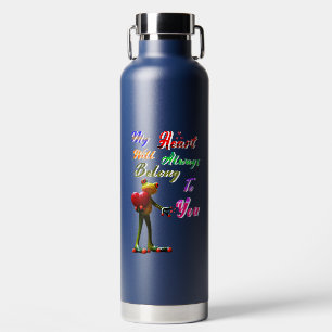 My Heart Will Always Belong To You Water Bottle