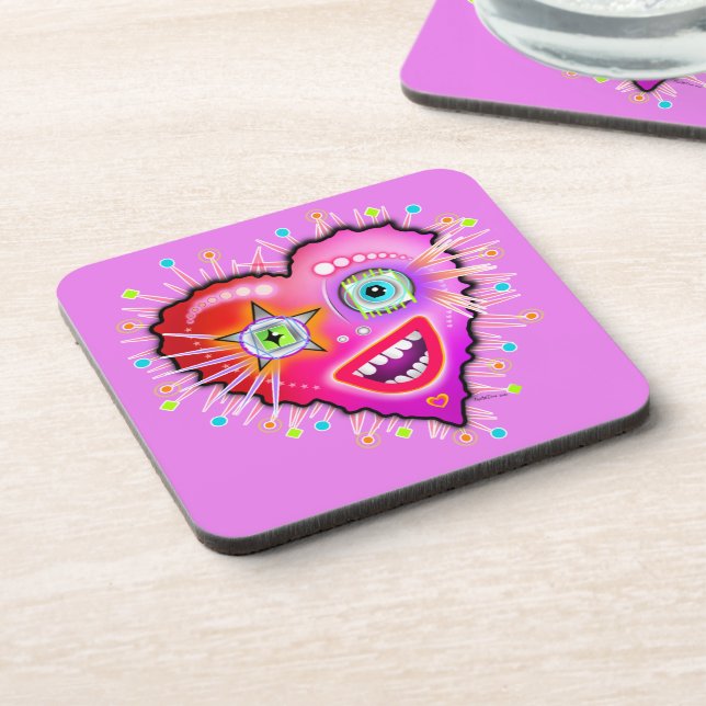 MY HEART WILL GLOW ON COASTER (Left Side)