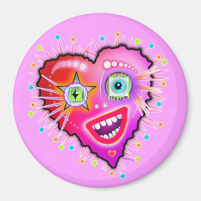 MY HEART WILL GLOW ON Magnet (Front)