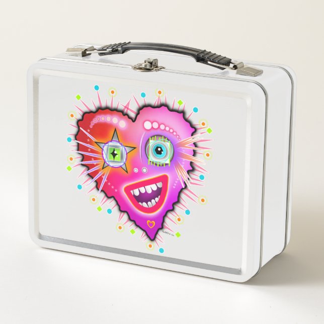MY HEART WILL GLOW ON METAL LUNCH BOX (Front)