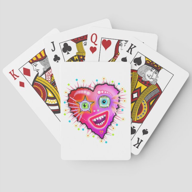 MY HEART WILL GLOW ON PLAYING CARDS (Back)