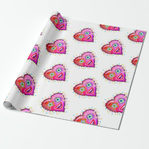 MY HEART WILL GLOW ON WRAPPING PAPER