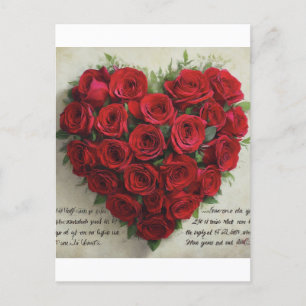 My Heartbeat, My Everything—My Forever Girlfriend Postcard