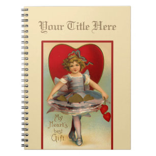 My Heart's Best Gift Victorian Valentine's Day Notebook