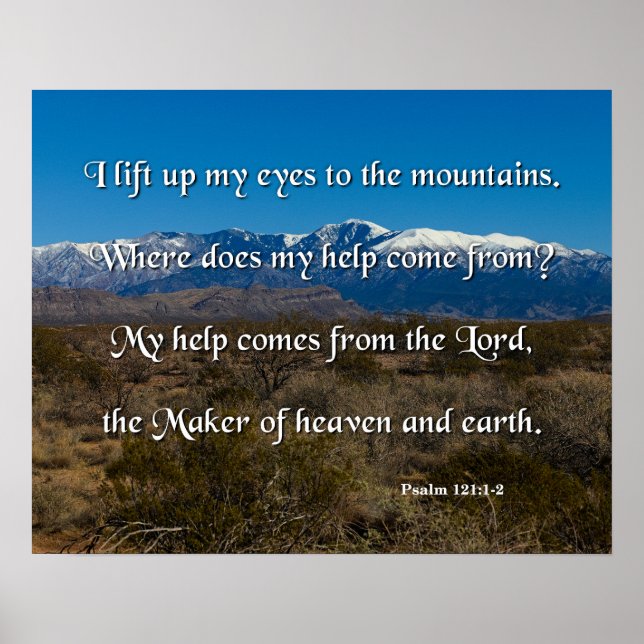 My Help Comes From the Lord Poster (Front)