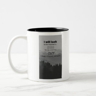 My Help Comes From Yah Two-Tone Coffee Mug