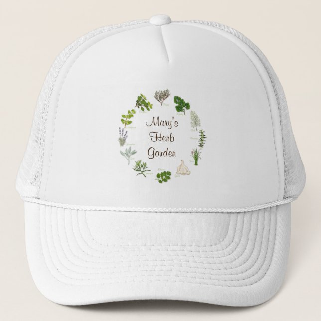 My Herb Garden Trucker Hat (Front)