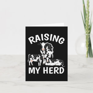 My Herd Farmer Mum Cow Calves Lover Mother's Day  Card