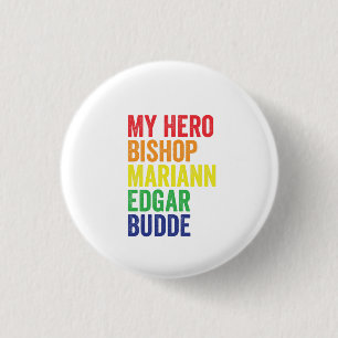 My Hero Bishop Mariann Edgar Budde Trans LGBT  3 Cm Round Badge