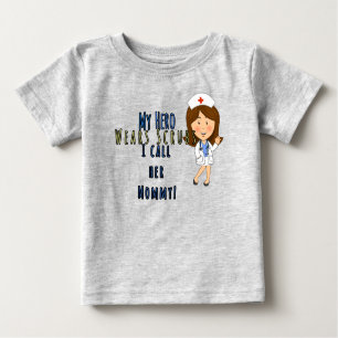 My Hero is Mummy Baby T-Shirt