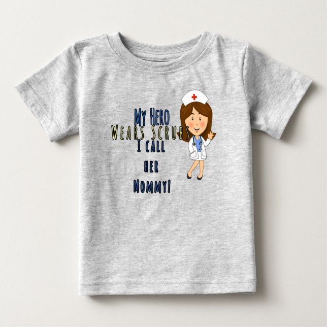 My Hero is Mummy Baby T-Shirt (Front)
