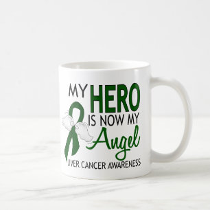 My Hero Is My Angel Liver Cancer Coffee Mug