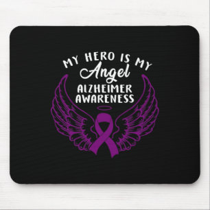 My Hero Is Now Angel Heimerheimer Awareness Costum Mouse Pad