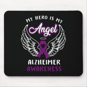 My Hero Is Now Angel Heimerheimer Awareness Costum Mouse Pad
