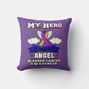 My Hero Is Now My Angel Bladder Cancer Hematuria C Cushion