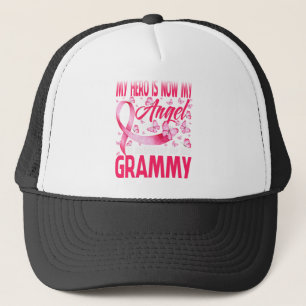 My Hero Is Now My Angel In Memory Of My Grammy Trucker Hat