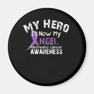My Hero Is Now My Angel Pancreatic Cancer Magnet