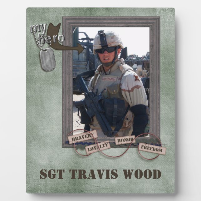 My Hero Plaque (Front)