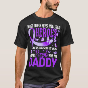 My Heroes I Wear Purple For My DADDY Pancreatic Ca T-Shirt