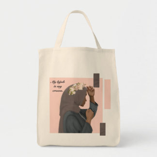 My Hijab is my Crown Tote Bag