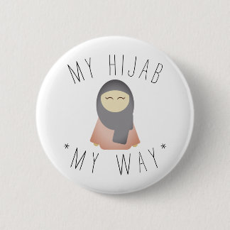 my hijab Pinback button muslim girl islamic gift
