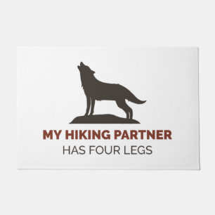 My Hiking Partner Has Four Legs Doormat
