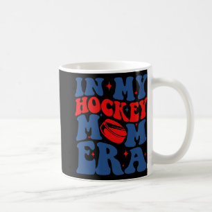 My Hockey Mum Era Groovy Ice Hockey Mum Mama Mothe Coffee Mug