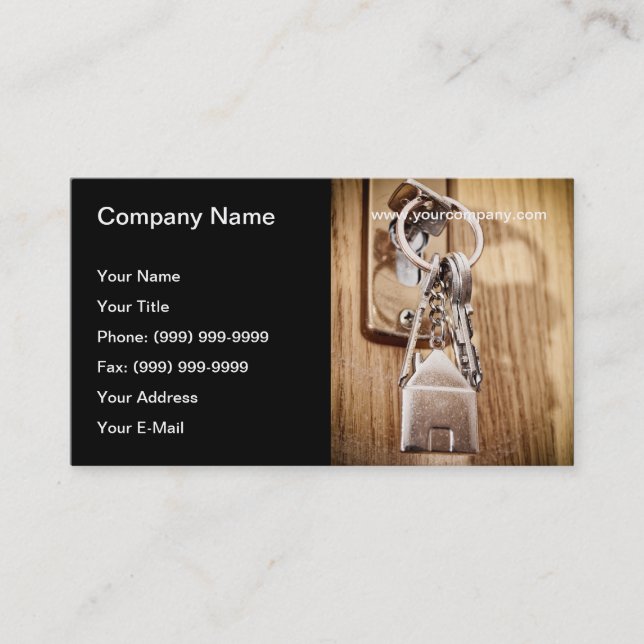 My home business card (Front)