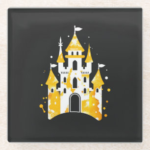 My Home is my Castle Glass Coaster