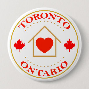My Home Town 10 Cm Round Badge