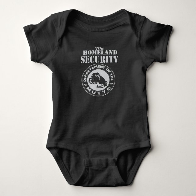 My homeland Security Baby Bodysuit (Front)