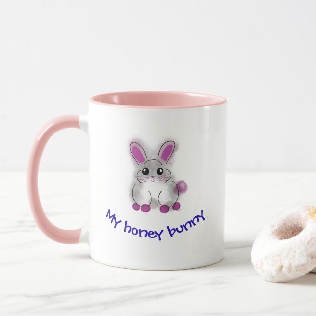 My honey bunny mug (With Donut)