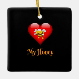 My Honey Save The Bees Gift Ceramic Ornament