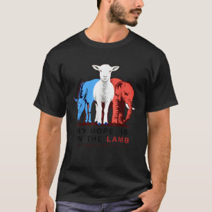 My Hope Is In The Lamb Christian God Jesus Men Wom T-Shirt