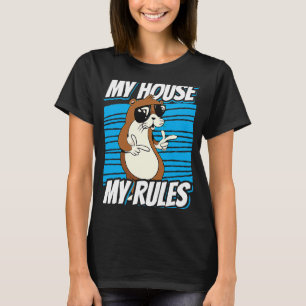 my House my Rules   cat with sunglasses T-Shirt