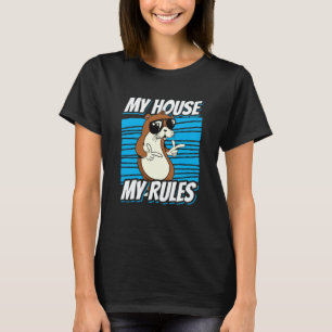 my House my Rules cat with sunglasses T-Shirt