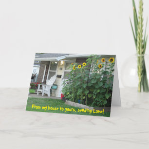 My House With Love, Sunflowers Card