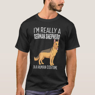 My Human Costume Im A German Shepherd Dog Hallowee T-Shirt