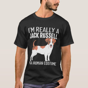 My Human Costume Im A Jack Russell Dog Halloween T-Shirt