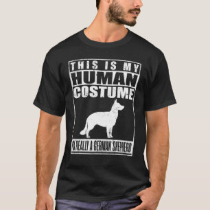 My Human Costume Im Really A German Shepherd Dog H T-Shirt