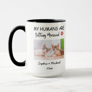 My Humans Are Getting Married – 2 Custom Cat Photo Mug