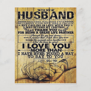 My Husband Birthday Gift   Letter For Husband   Flyer